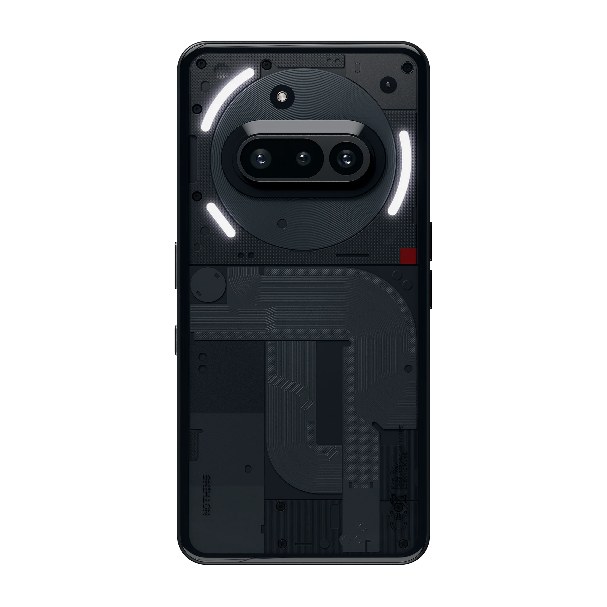 Nothing Phone 3a Black – Premium Transparent Design, Dual Camera & Stylish LED Lights