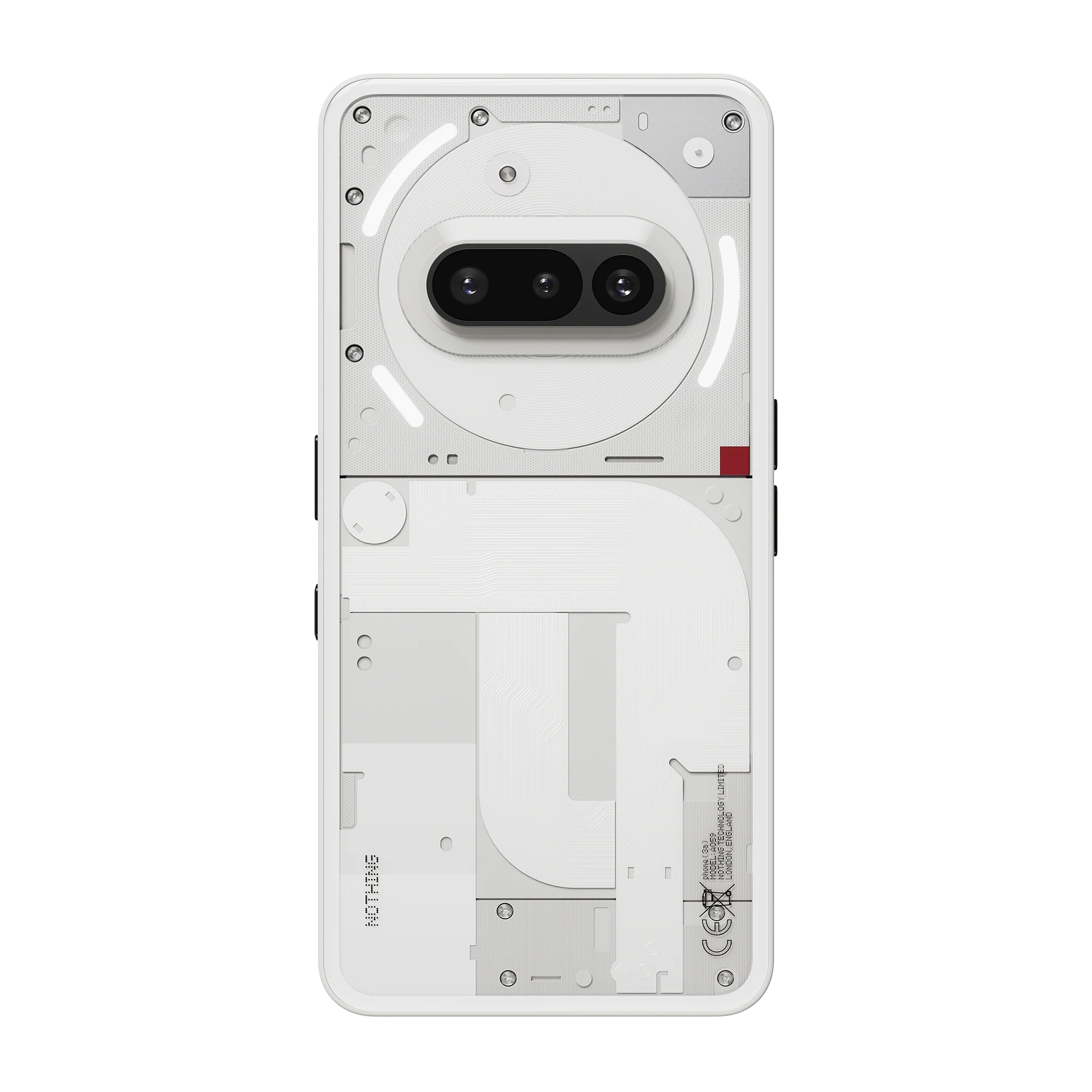 Nothing Phone 3a White – Sleek Transparent Smartphone with LED Glyph & Powerful Cameras