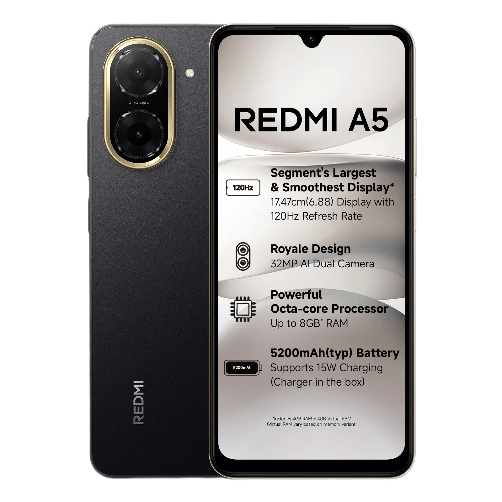 Xiaomi Redmi A5 Just Black - MobTeez 

#Redmi #Xiaomi #RedmiA5 #MobTeez
