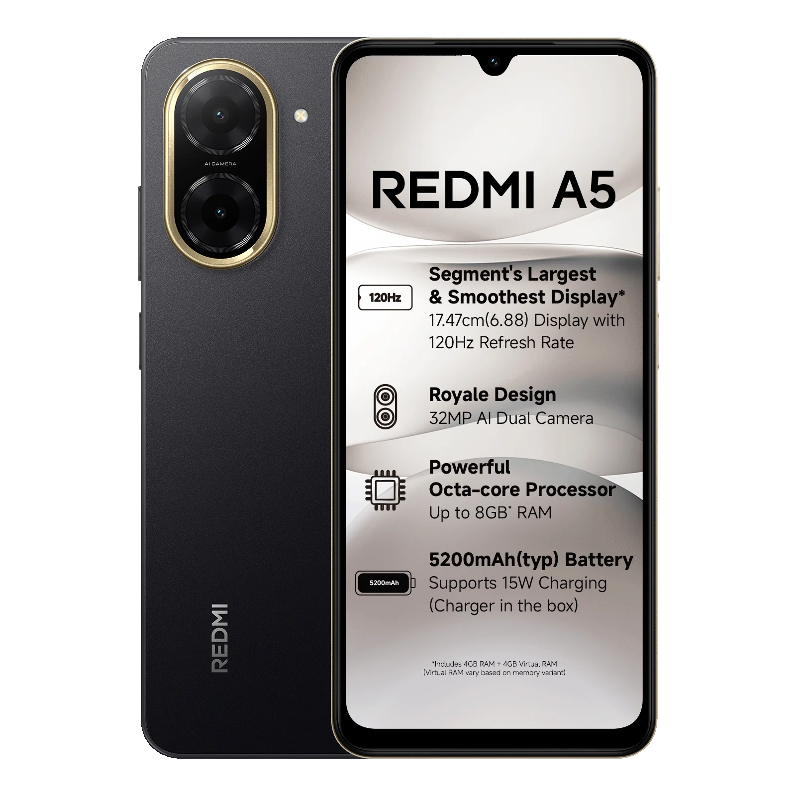 Xiaomi Redmi A5 Just Black - MobTeez 

#Redmi #Xiaomi #RedmiA5 #MobTeez